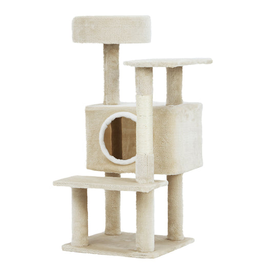 Hickory Cat Tree Scratching Post with Condo House (90 cm)
