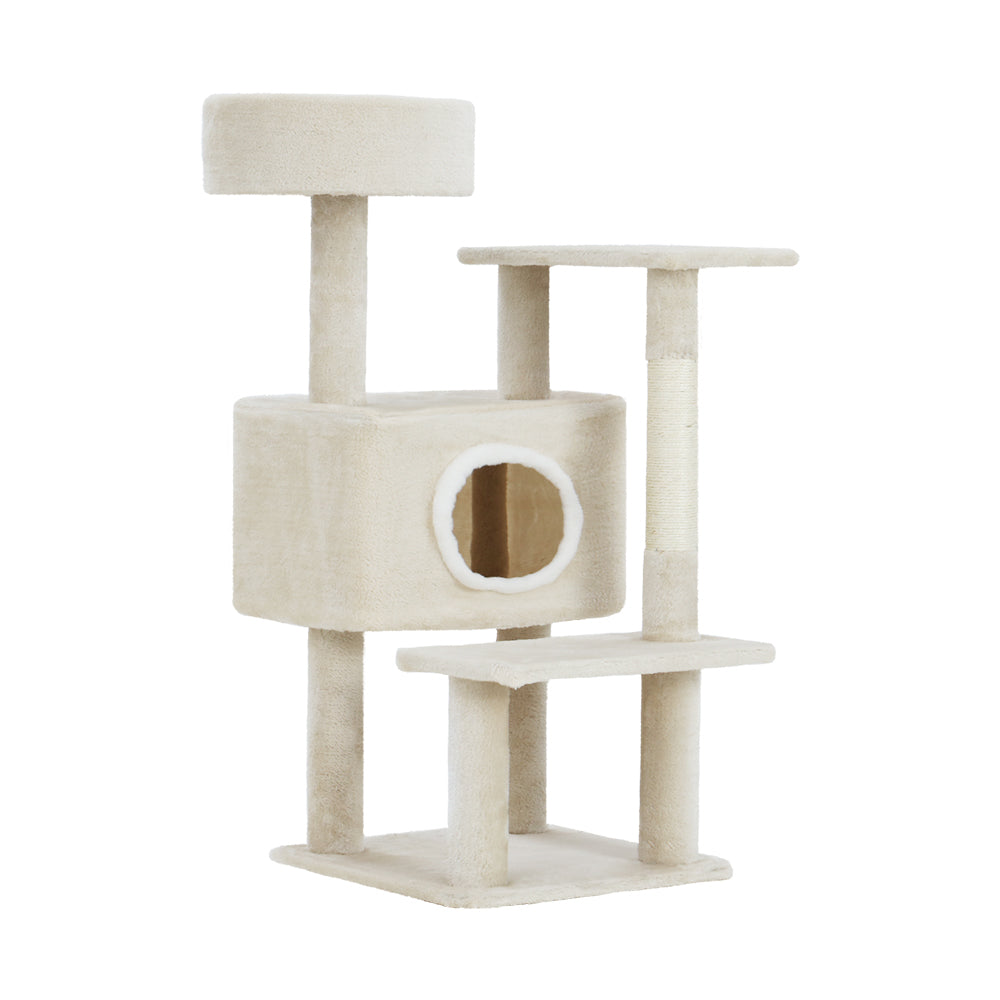 Hickory Cat Tree Scratching Post with Condo House (90 cm)