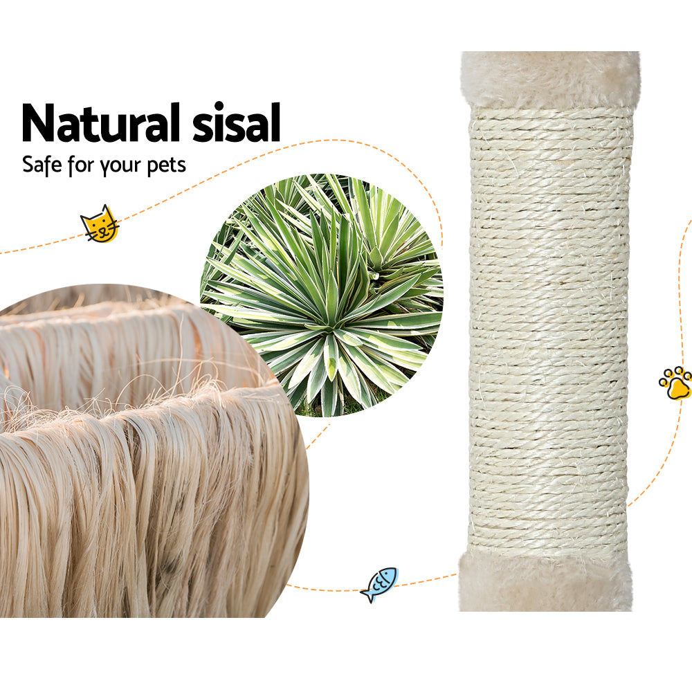 Hickory Cat Tree Scratching Post with Condo House (90 cm)
