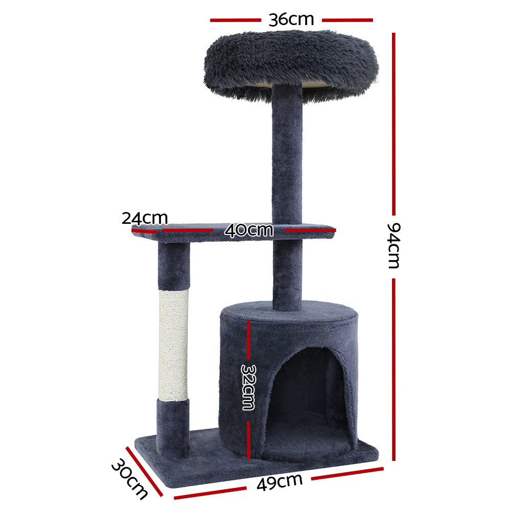 Fena Cat Tree Scratching Post with Condo House (94cm)