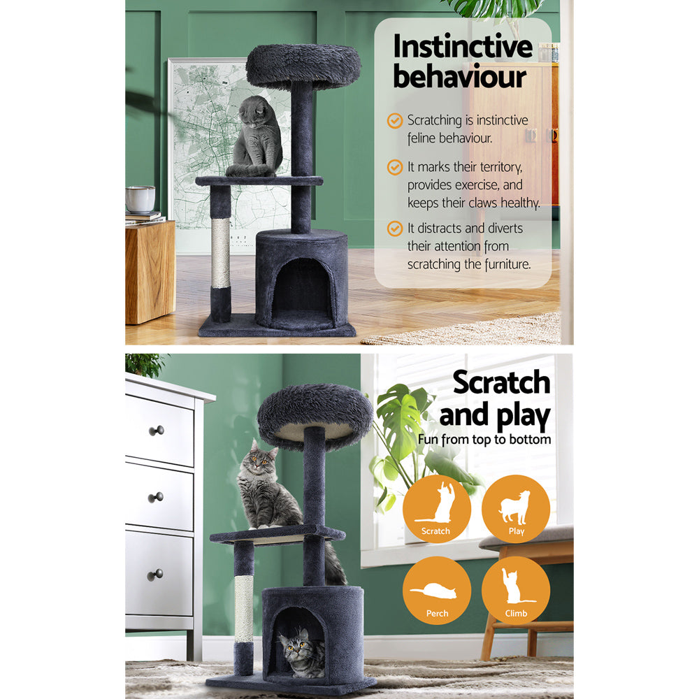 Fena Cat Tree Scratching Post with Condo House (94cm)