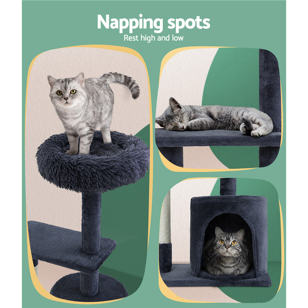 Fena Cat Tree Scratching Post with Condo House (94cm)
