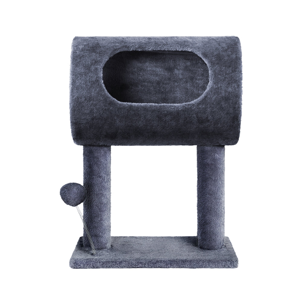 Oolie Cat Tree Scratching Post (Grey 53cm)