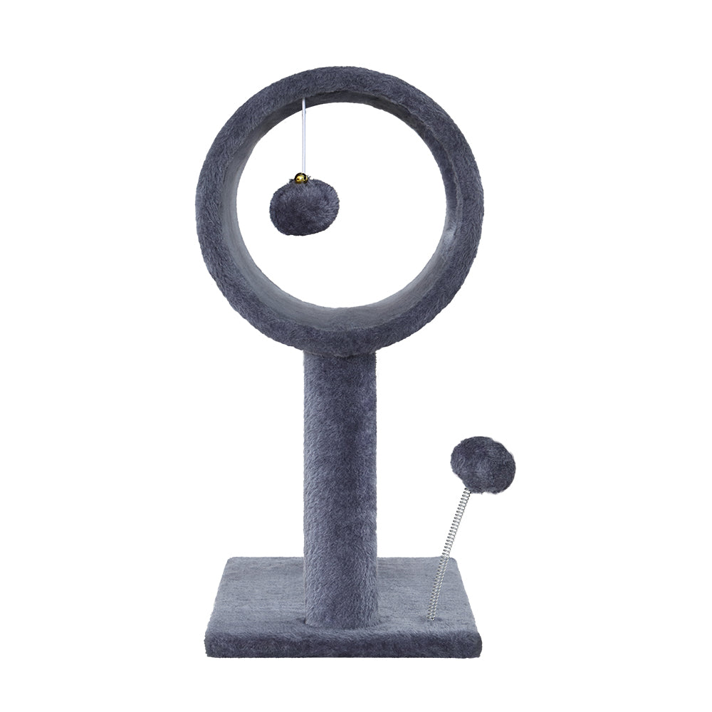 Oolie Cat Tree Scratching Post (Grey 53cm)