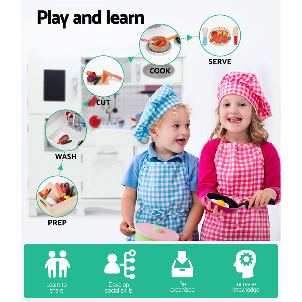 Keezi Kids Classic Fully Equipped Pretend Kitchen