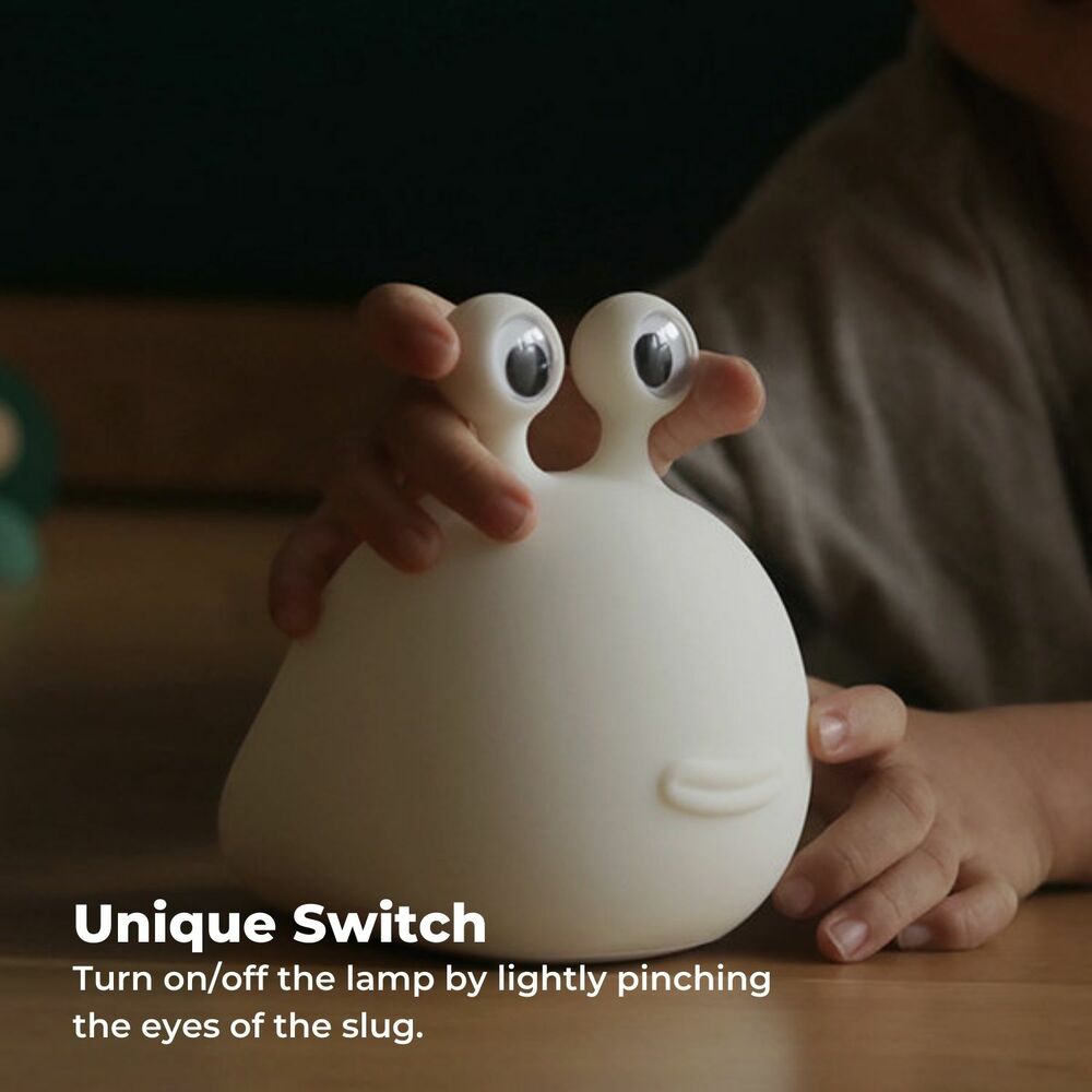 Muid Slug Night Lamp - White