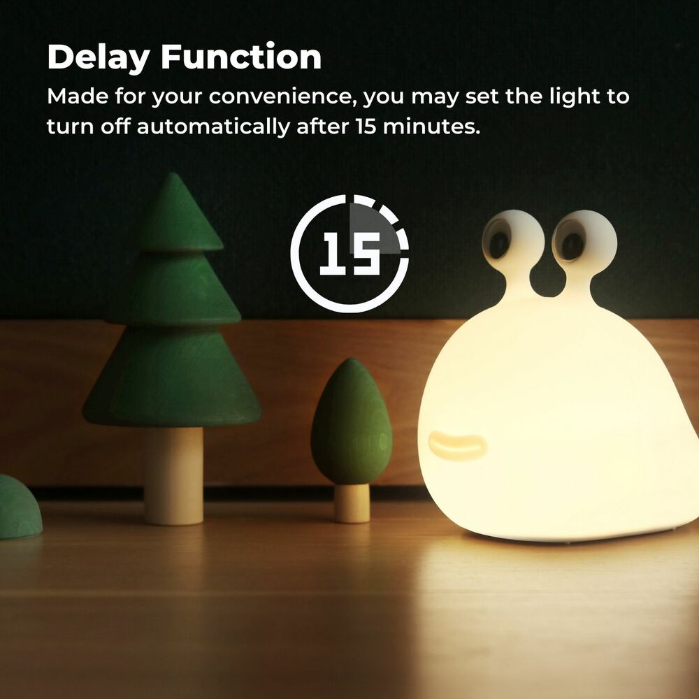 Muid Slug Night Lamp - White