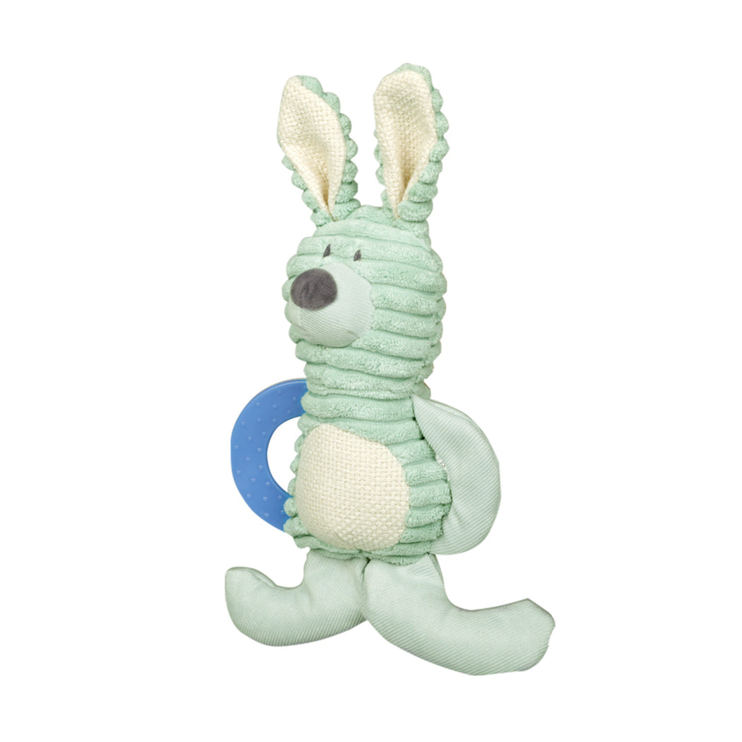 Blue Rabbit Squeaky Dog Chew Toy