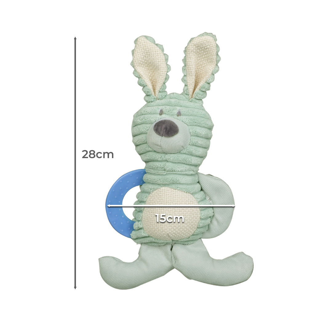 Blue Rabbit Squeaky Dog Chew Toy