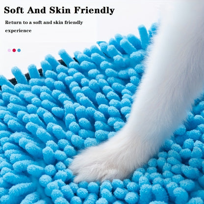 Ultra Absorbent Shammy Microfibre Quick Drying Pet Towel with Hand Pockets