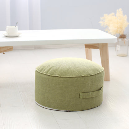 Playful Linen Pouffe for Kids