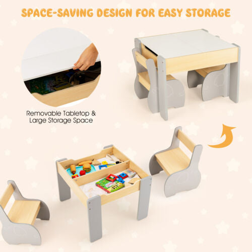 Scandi Kids' Activity Table & Chair Set