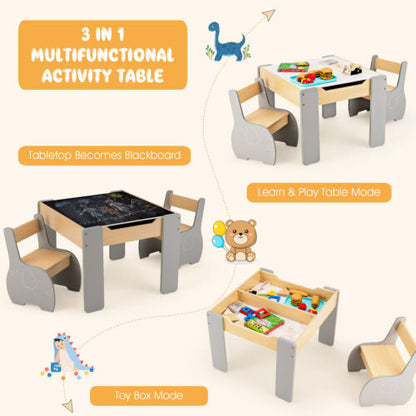 Scandi Kids' Activity Table & Chair Set