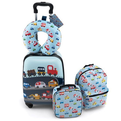 Kids Carry On 5 Piece Luggage Set