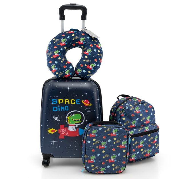 Kids Carry On 5 Piece Luggage Set