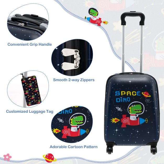 Kids Carry On 5 Piece Luggage Set