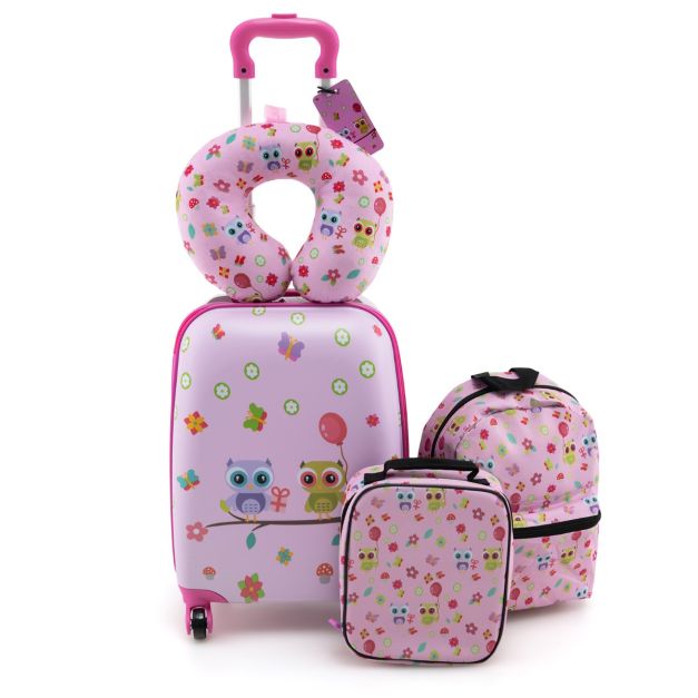 Kids Carry On 5 Piece Luggage Set