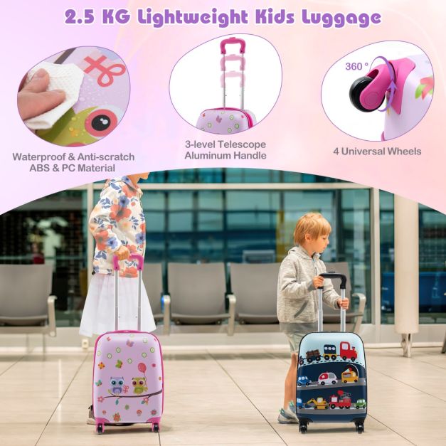 Kids Carry On 5 Piece Luggage Set