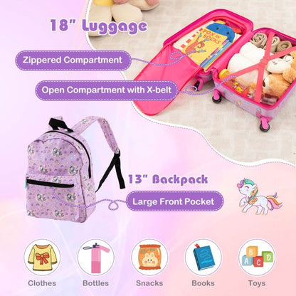 Kids Carry On 5 Piece Luggage Set