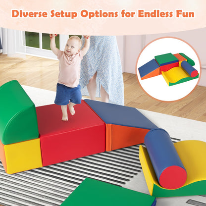 Climb 'n' Crawl 7-Piece Foam Blocks Activity Play Set