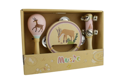 Calm & Breezy Wooden 3PCS Musical Gift Sets