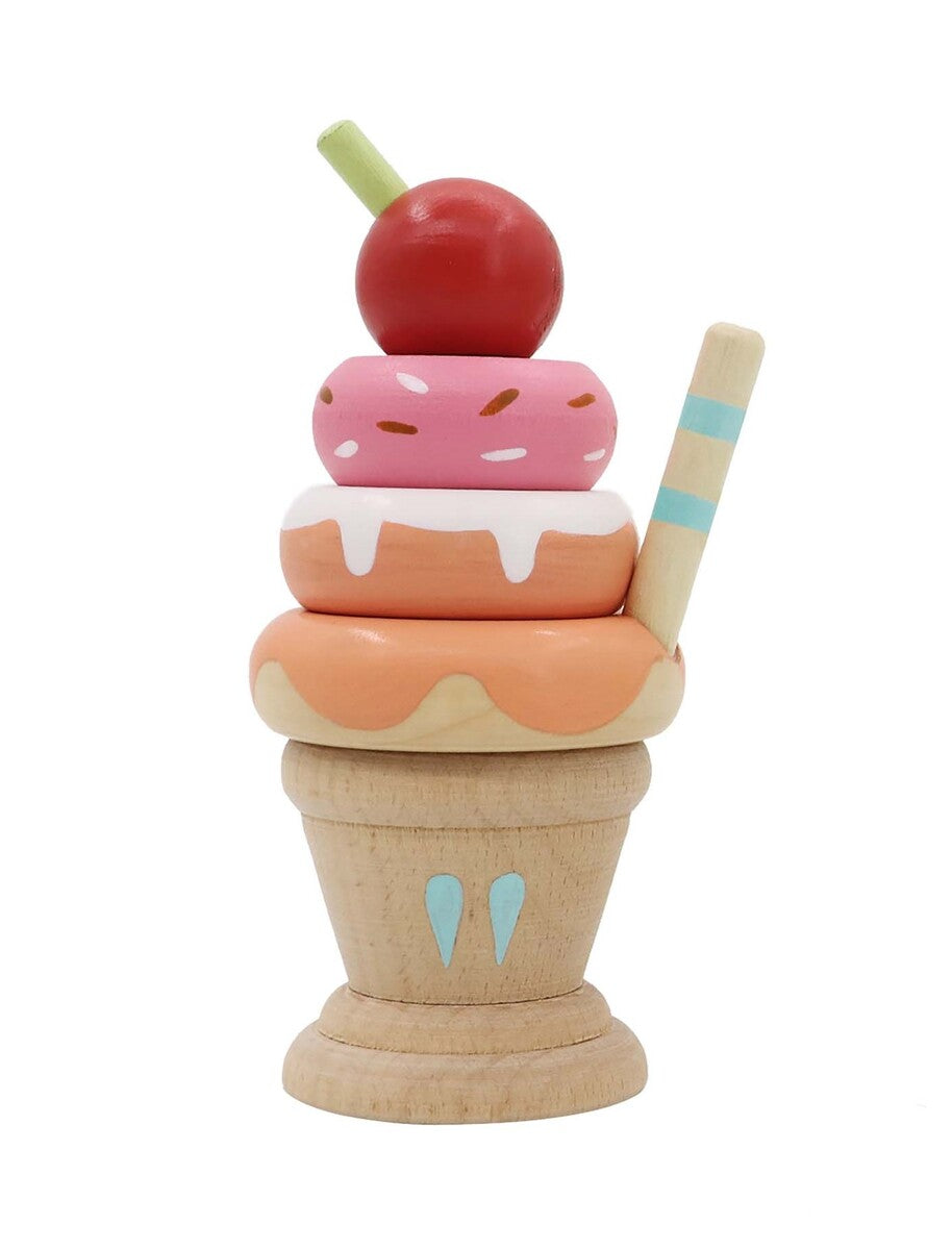 Calm & Breezy Wooden Ice Cream Sundae Stackers