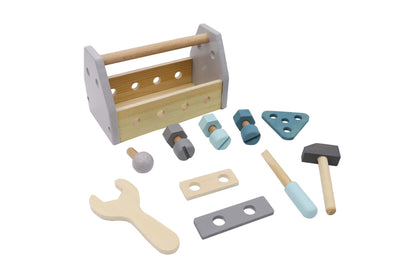 Calm & Breezy Wooden Toolbox for Kids