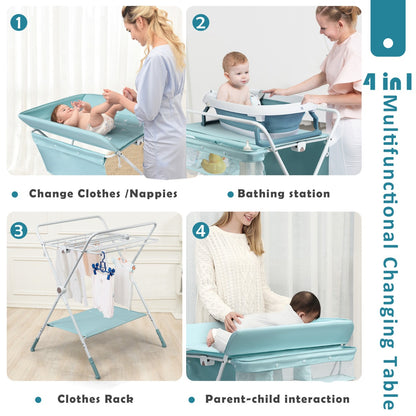 Multi-functional Diaper Changing Station with Storage