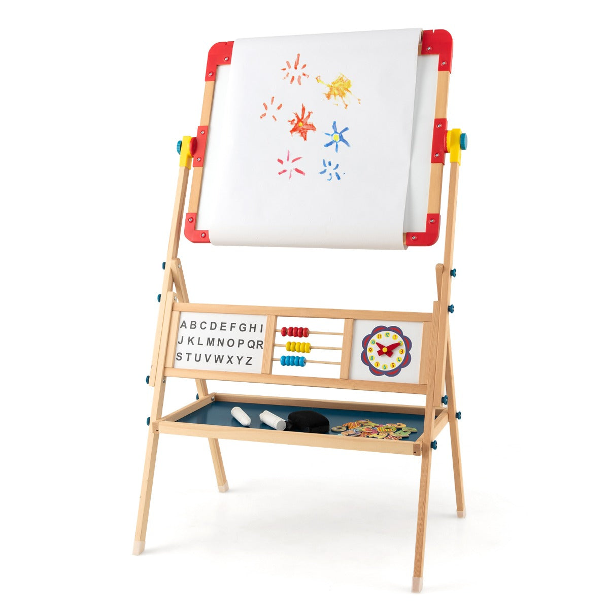 Kid's White n Black Board with Storage Tray