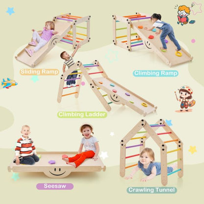 FlexiPikler Climbing Triangle with Reversible Ramp