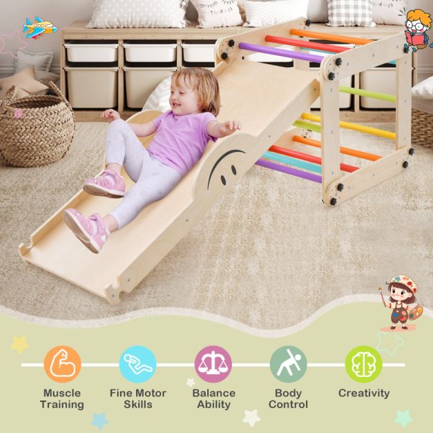 FlexiPikler Climbing Triangle with Reversible Ramp