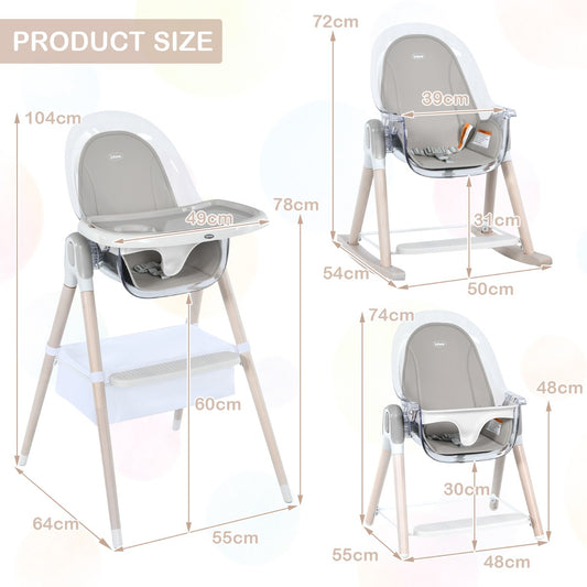 FlexiSeat Convertible Baby Highchair