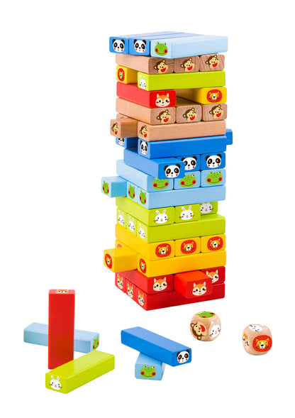 Tooky Toys Jenga Stacking Animals