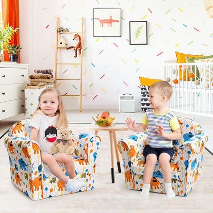 Kinder Joy Kids Velvet Sofa