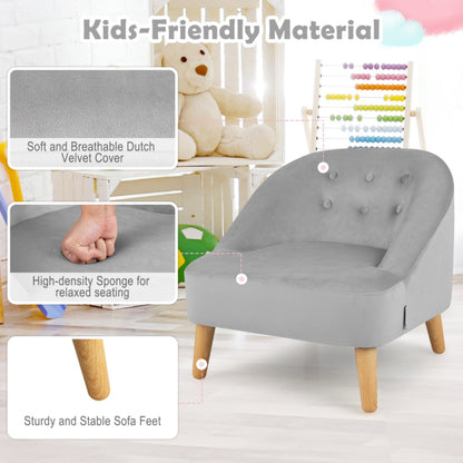 Kidcomfy Toddler Lounge Chair and Stool