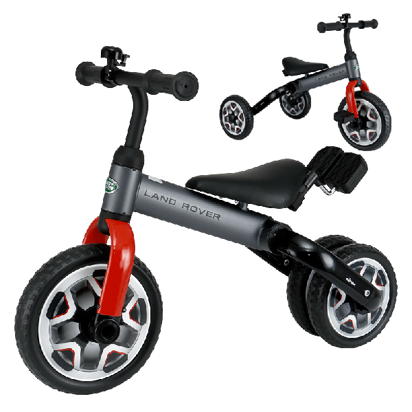 Land Rover 2 in 1 Kids Foldable Balance & Tricycle Bike