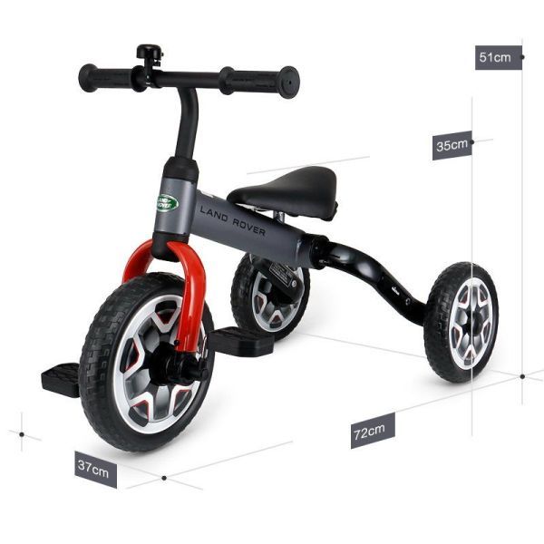 Land Rover 2 in 1 Kids Foldable Balance & Tricycle Bike