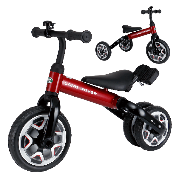 Land Rover 2 in 1 Kids Foldable Balance & Tricycle Bike