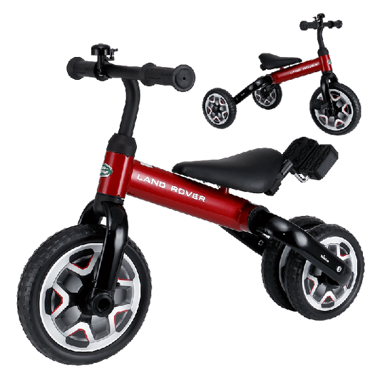 Land Rover 2 in 1 Kids Foldable Balance & Tricycle Bike