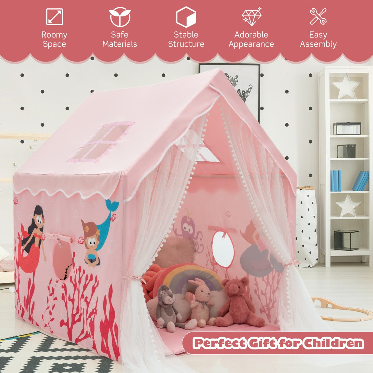 Marine Life Play House Teepee