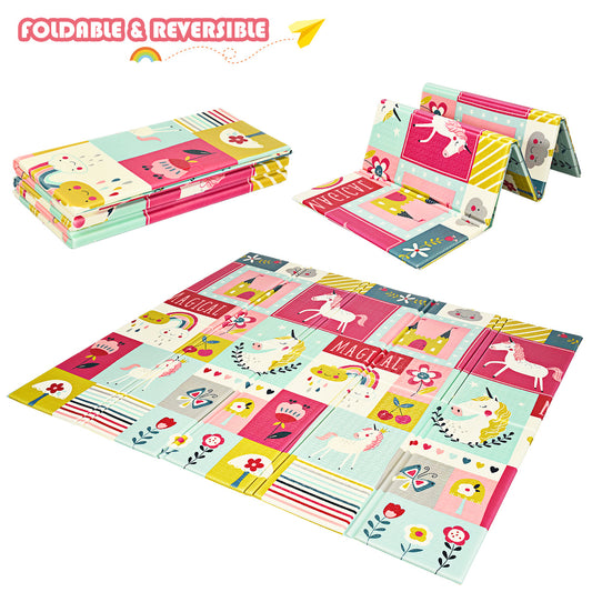 Reversible Folding Baby Play Mat