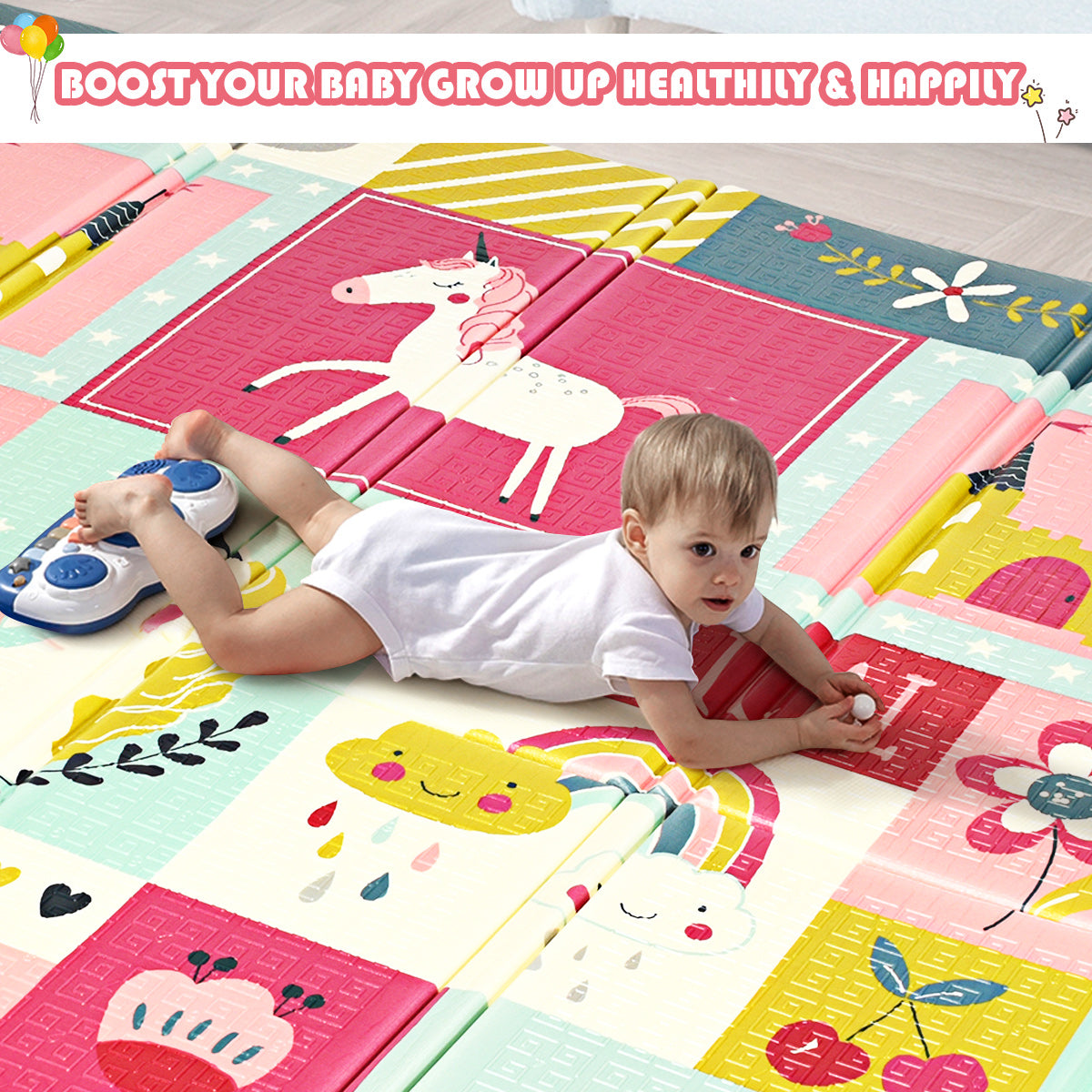 Reversible Folding Baby Play Mat