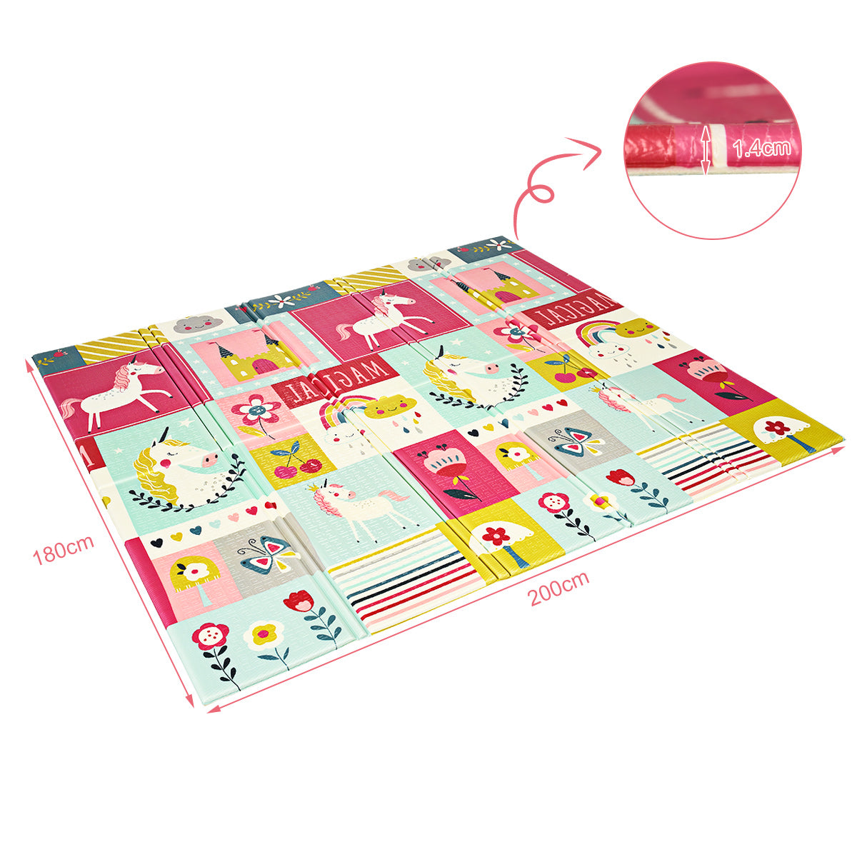 Reversible Folding Baby Play Mat