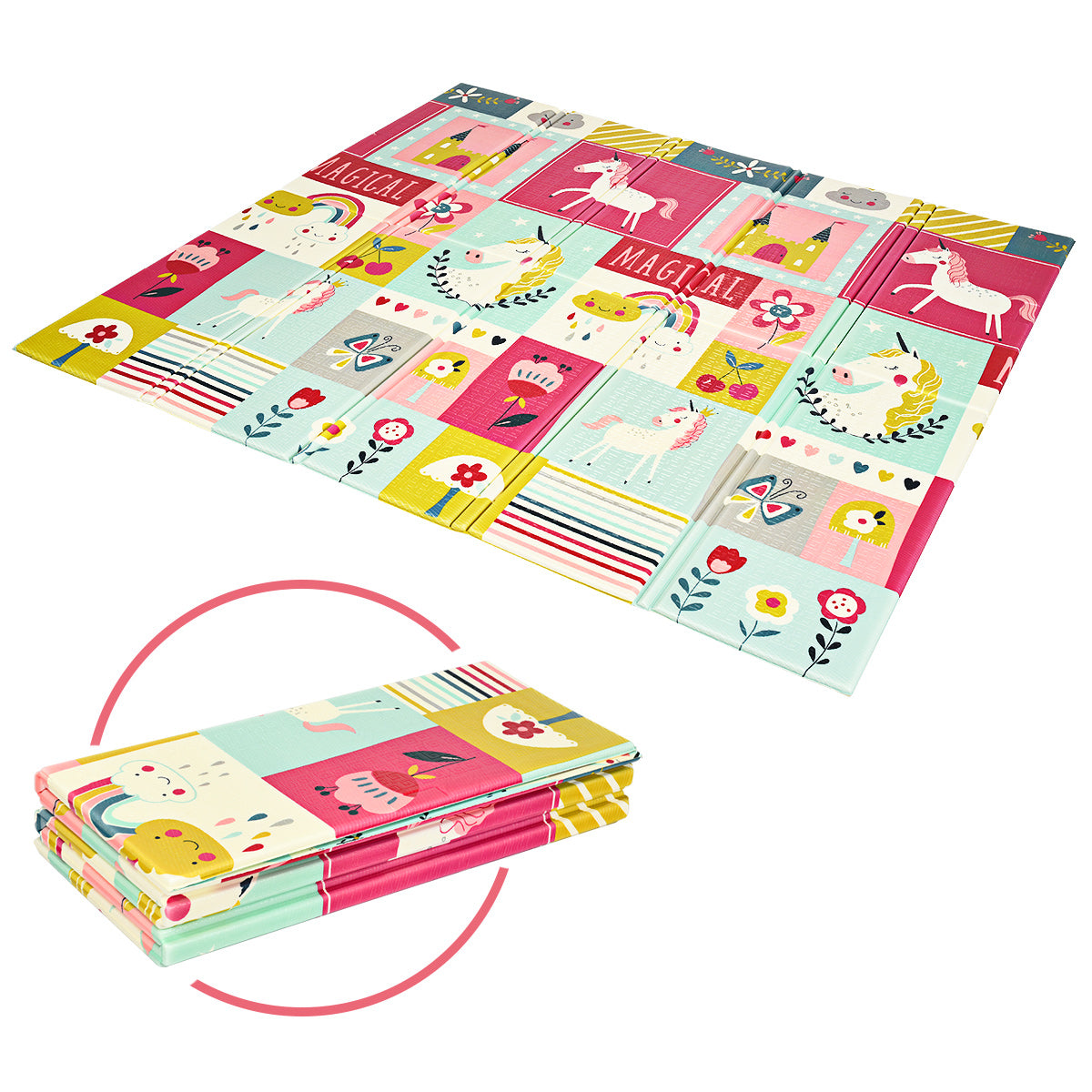 Reversible Folding Baby Play Mat