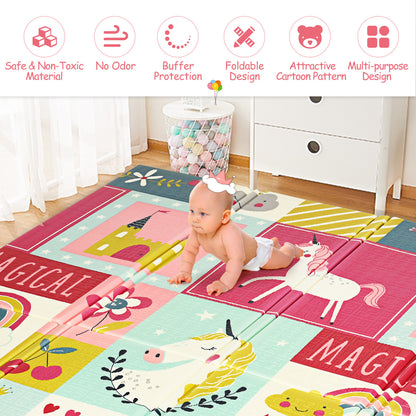 Reversible Folding Baby Play Mat