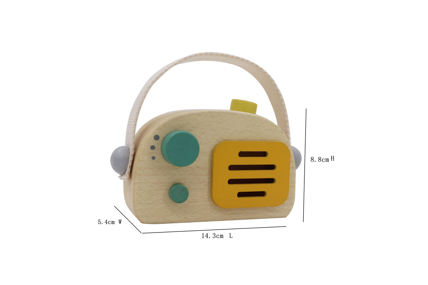 Kid's Wooden Radio Music Box