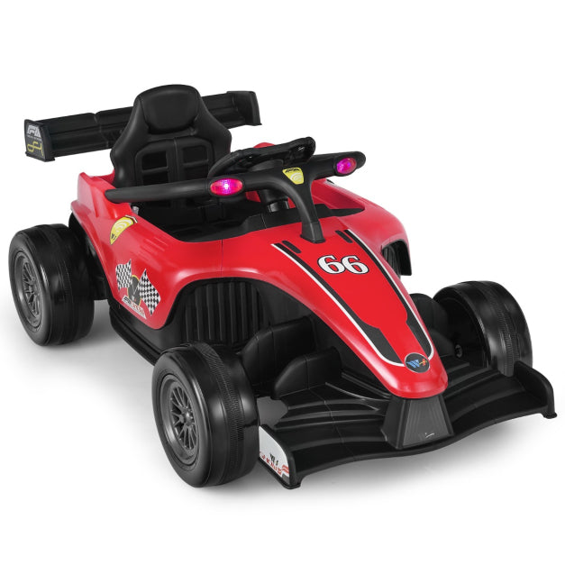 TurboDrive Kids Ride On Race Car with Remote Control