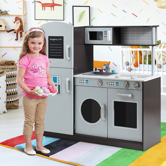 Scandi Pretend Kitchen with Washing Machine