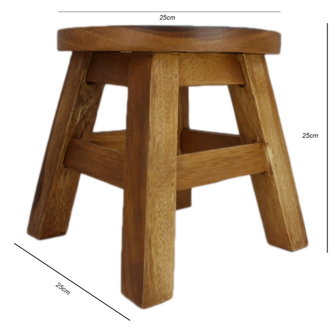 EcoCharm Handcrafted Kids' Stool - Giraffe