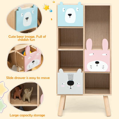 Book 'n' Toy Haven Kids Storage Cabinet